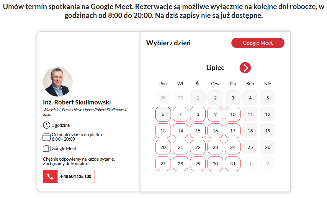 Umów się na spotkanie